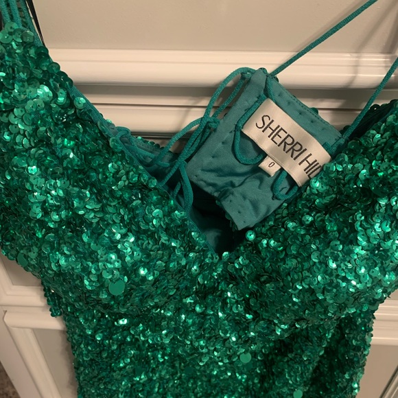 Sherri Hill 2 Piece Sequin Dress - perfect homecoming, prom, cocktail dress! - Picture 6 of 8